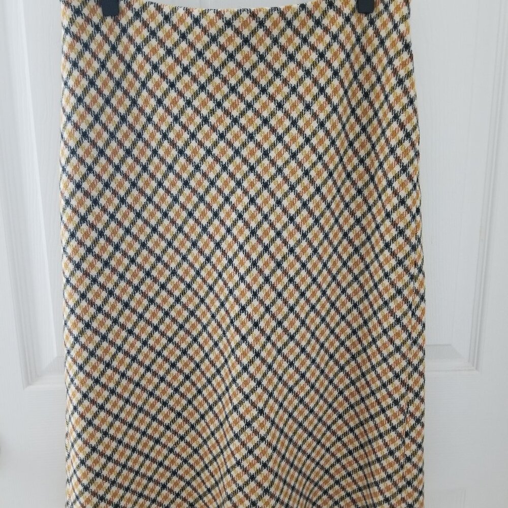Womens checked skirt